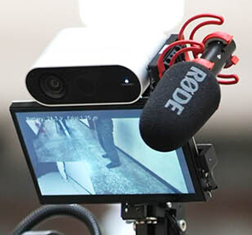 (a) The arm demonstrates compliant lifting of 1 kg payload. (b) The robot head integrates vision, audio, and a display for intuitive human interaction.