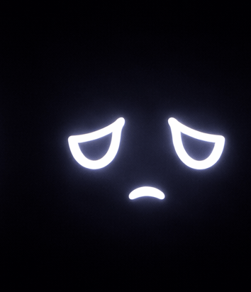 Sad emotion frame